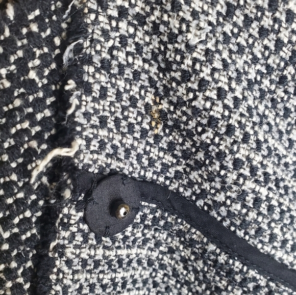 Rebecca Taylor Tweed Blazer Size 4 - Picture 5 of 9